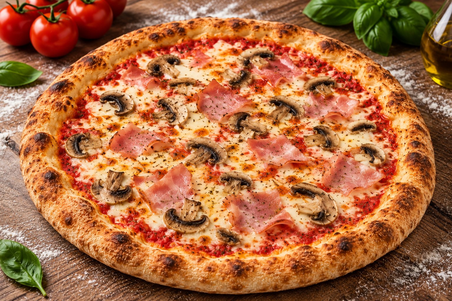 Prosciutto e Funghi